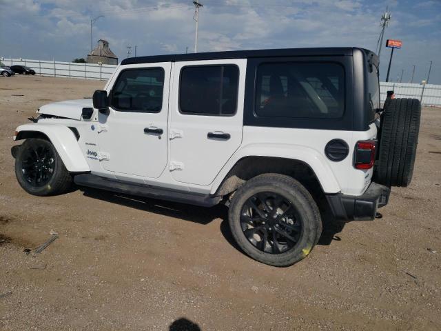 1C4JJXP62MW777416 - 2021 JEEP WRANGLER U SAHARA 4XE WHITE photo 2