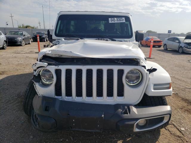 1C4JJXP62MW777416 - 2021 JEEP WRANGLER U SAHARA 4XE WHITE photo 5