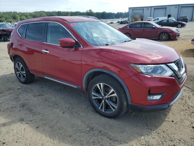 JN8AT2MT1HW403266 - 2017 NISSAN ROGUE S RED photo 4