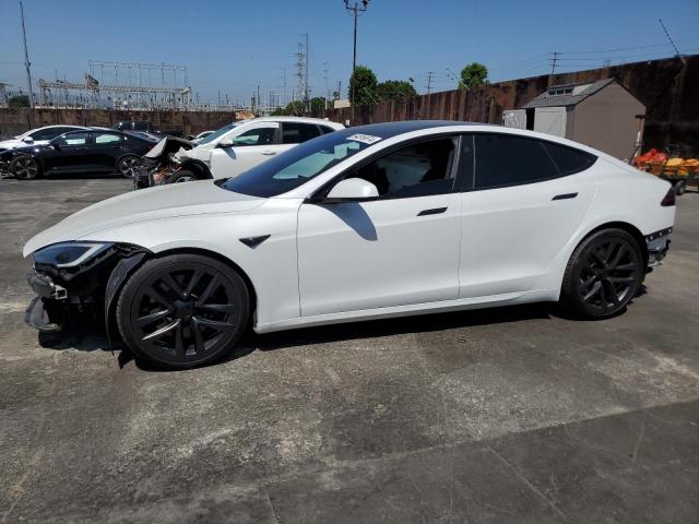 5YJSA1E50NF491677 - 2022 TESLA MODEL S 白色 照片 1