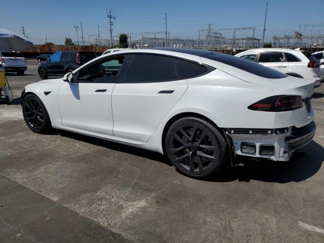 5YJSA1E50NF491677 - 2022 TESLA MODEL S 白色 照片 2