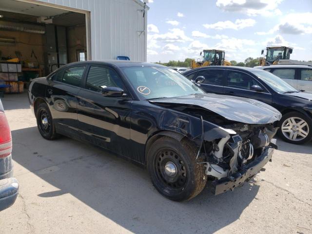 2C3CDXKG1MH585312 - 2021 DODGE CHARGER POLICE BLACK photo 4