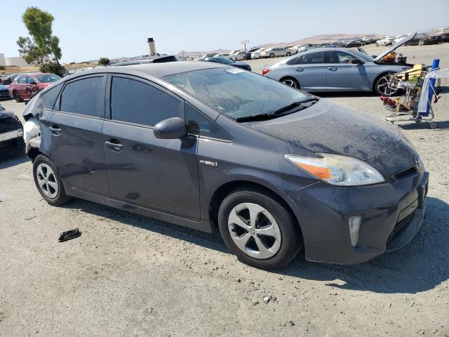 JTDKN3DU7F0457311 - 2015 TOYOTA PRIUS GRAY photo 4