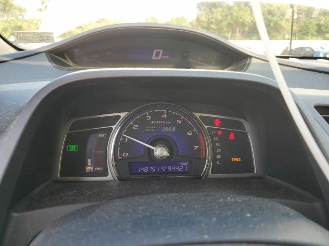 JHMFA3F28BS000433 - 2011 HONDA CIVIC HYBRID 白色 照片 9