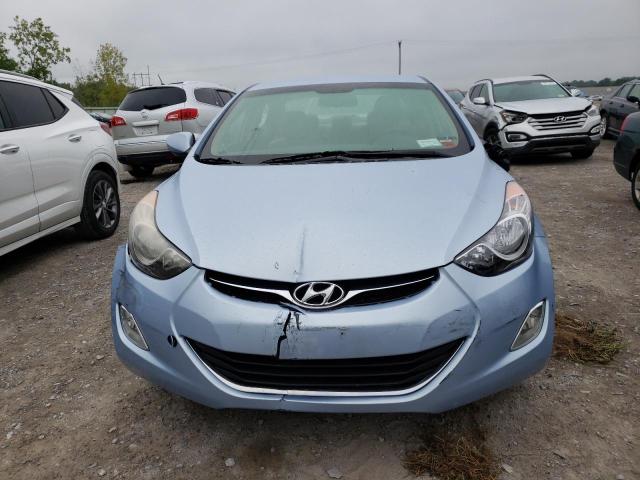 KMHDH4AE2CU465481 - 2012 HYUNDAI ELANTRA GLS BLUE photo 5