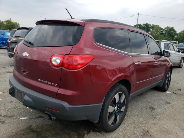 1GNLVHED8AJ202340 - 2010 CHEVROLET TRAVERSE LTZ MAROON photo 3