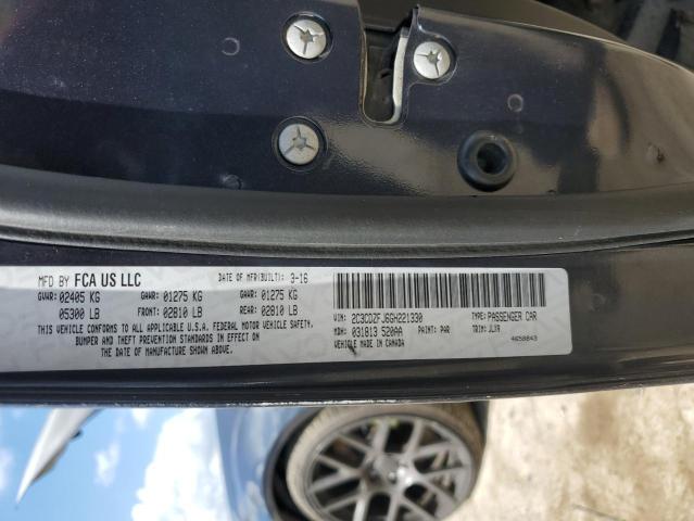 2C3CDZFJ6GH221330 - 2016 DODGE CHALLENGER R/T SCAT PACK BLUE photo 12