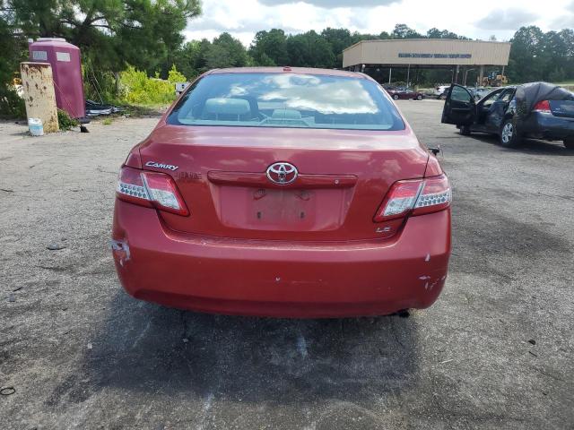 4T1BF3EK9AU087681 - 2010 TOYOTA CAMRY BASE 红色 照片 6