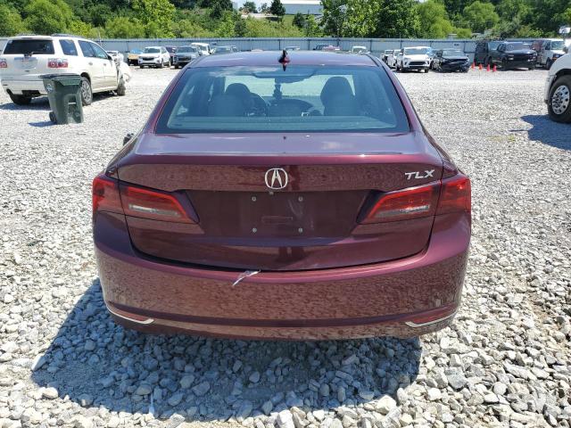 19UUB1F35GA007843 - 2016 ACURA TLX MAROON photo 6