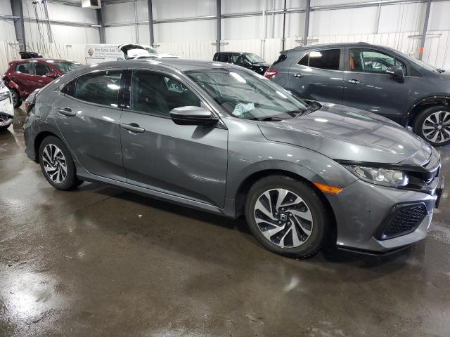 SHHFK7H37KU211467 - 2019 HONDA CIVIC LX GRAY photo 4