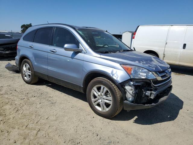 5J6RE4H76AL082909 - 2010 HONDA CR-V EXL 蓝色 照片 4