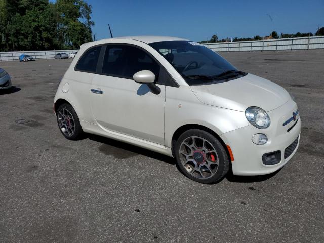 3C3CFFBR6CT113831 - 2012 FIAT 500 SPORT WHITE photo 4