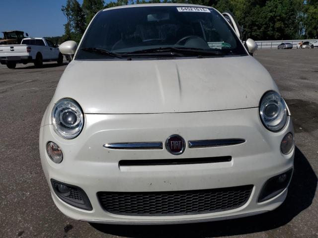 3C3CFFBR6CT113831 - 2012 FIAT 500 SPORT WHITE photo 5