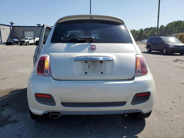 3C3CFFBR6CT113831 - 2012 FIAT 500 SPORT WHITE photo 6