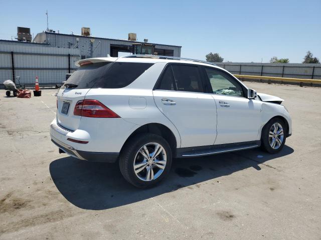 4JGDA5HB0EA348203 - 2014 MERCEDES-BENZ ML 350 4MATIC WHITE photo 3