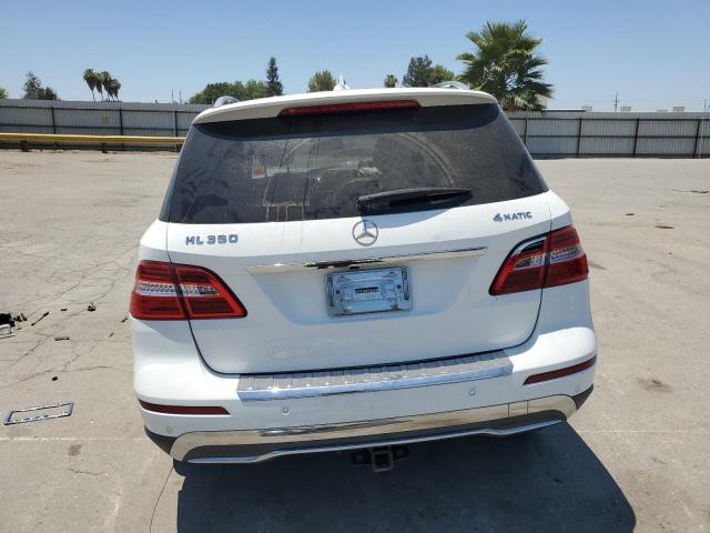 4JGDA5HB0EA348203 - 2014 MERCEDES-BENZ ML 350 4MATIC WHITE photo 6
