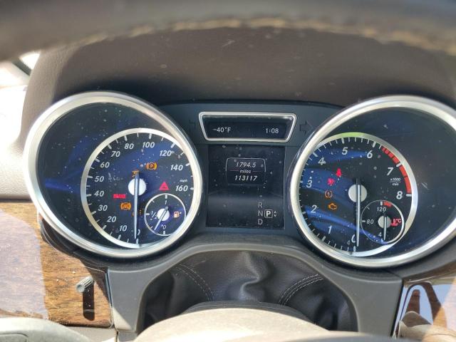 4JGDA5HB0EA348203 - 2014 MERCEDES-BENZ ML 350 4MATIC WHITE photo 9