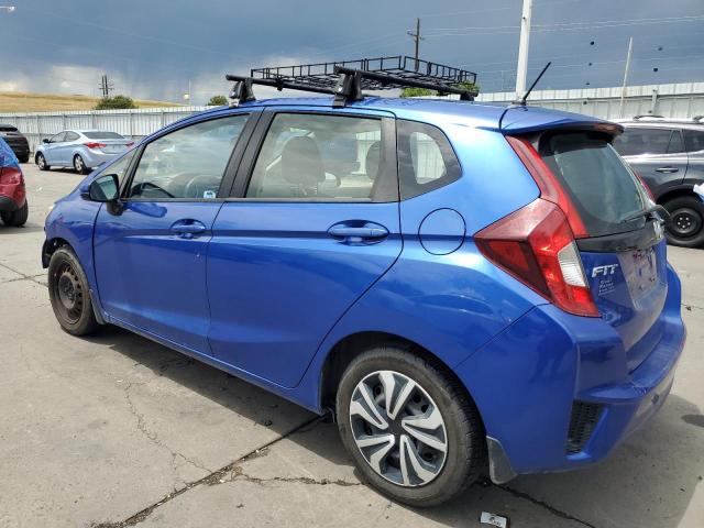 JHMGK5H56GX003670 - 2016 HONDA FIT LX BLUE photo 2