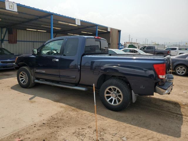 1N6AA06B66N564173 - 2006 NISSAN TITAN XE BLUE photo 2