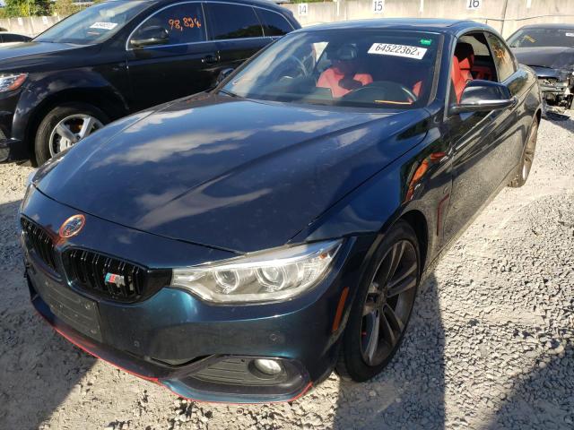 WBA3V7C51FP771935 - 2015 BMW 428 I SULE BLUE photo 2