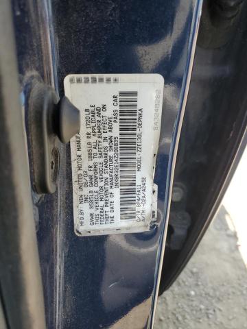 1NXBR32E14Z206835 - 2004 TOYOTA COROLLA CE BLUE photo 12