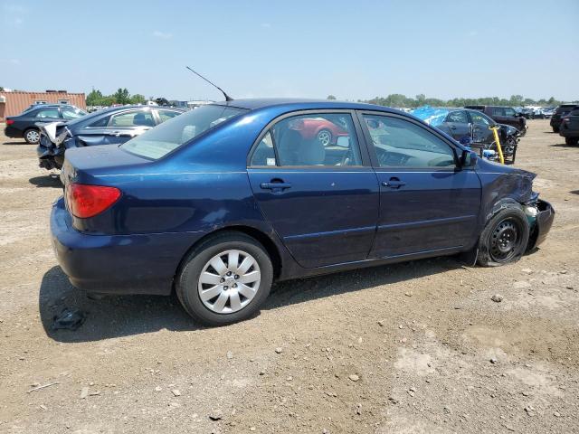 1NXBR32E14Z206835 - 2004 TOYOTA COROLLA CE BLUE photo 3