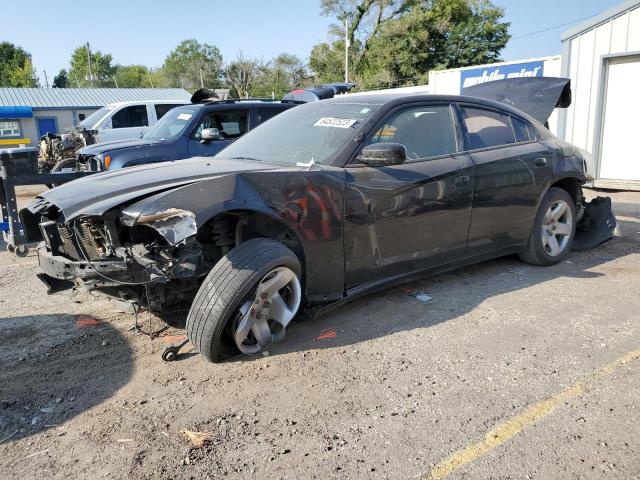 2C3CDXAG8CH304882 - 2012 DODGE CHARGER POLICE BLACK photo 1