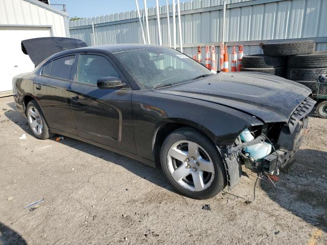 2C3CDXAG8CH304882 - 2012 DODGE CHARGER POLICE BLACK photo 4