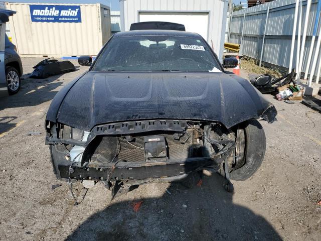 2C3CDXAG8CH304882 - 2012 DODGE CHARGER POLICE BLACK photo 5