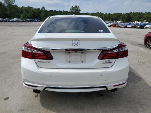 1HGCR3F95GA030269 - 2016 HONDA ACCORD TOURING WHITE photo 6