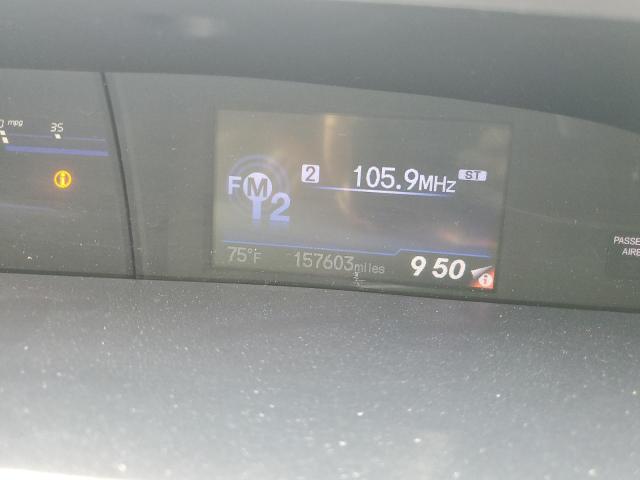 19XFB2F85DE210779 - 2013 HONDA CIVIC EX შავი ფოტო 9