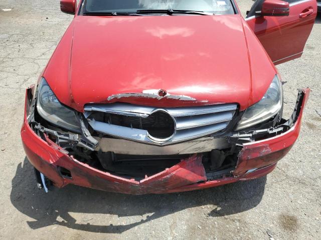 WDDGF8AB4DG035221 - 2013 MERCEDES-BENZ C 300 4MATIC RED photo 11