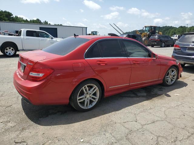 WDDGF8AB4DG035221 - 2013 MERCEDES-BENZ C 300 4MATIC RED photo 3