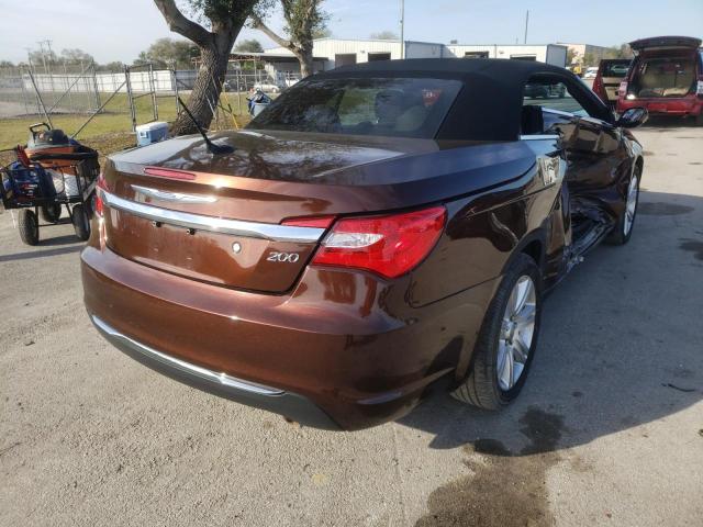 1C3BCBEG2DN505939 - 2013 CHRYSLER 200 TOURING BROWN photo 4