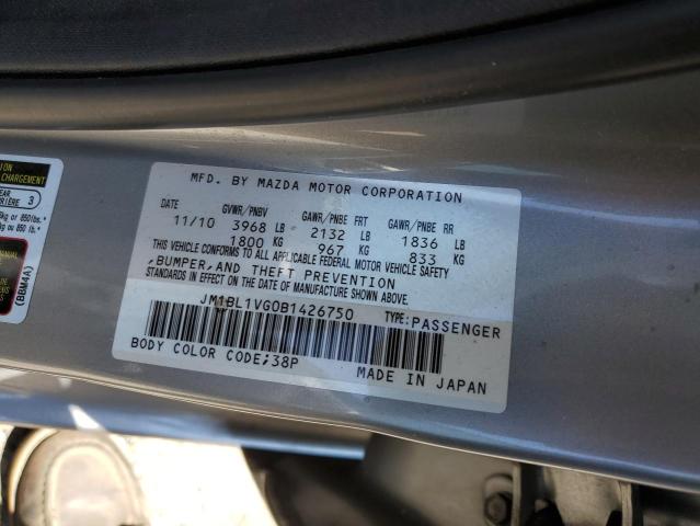 JM1BL1VG0B1426750 - 2011 MAZDA 3 I SILVER photo 13