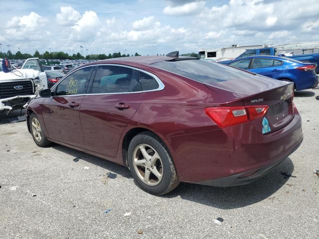 1G1ZB5ST6GF302771 - 2016 CHEVROLET MALIBU LS ბურგუნდია ფოტო 2