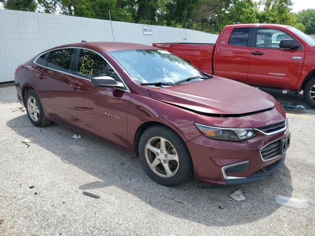 1G1ZB5ST6GF302771 - 2016 CHEVROLET MALIBU LS ბურგუნდია ფოტო 4