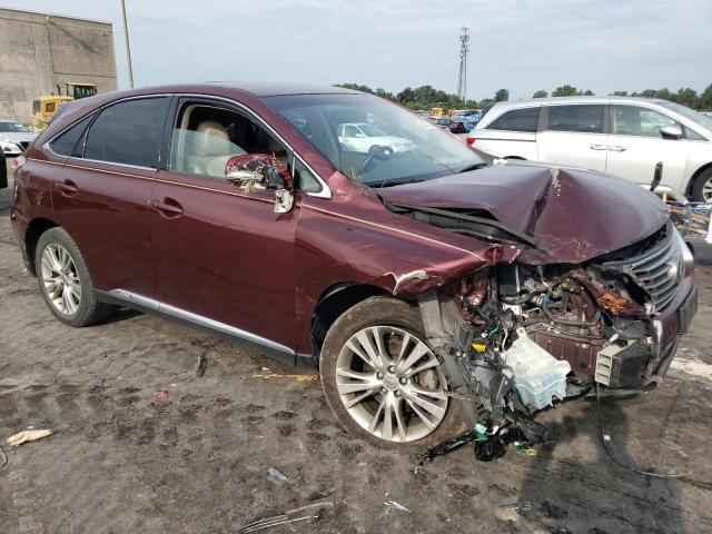 JTJZB1BA6D2007488 - 2013 LEXUS RX 450 MAROON photo 4