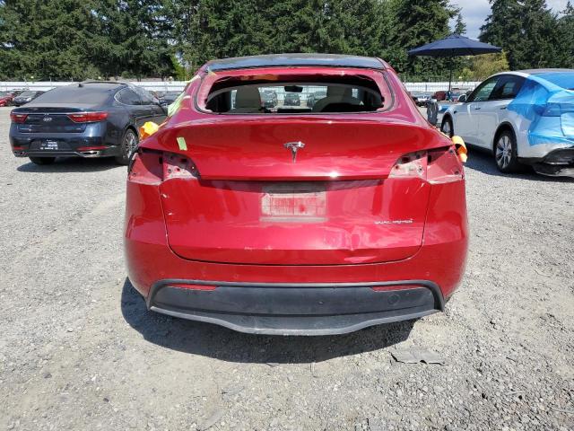 5YJYGDEE0LF057024 - 2020 TESLA MODEL Y Կարմիր լուսանկար 6