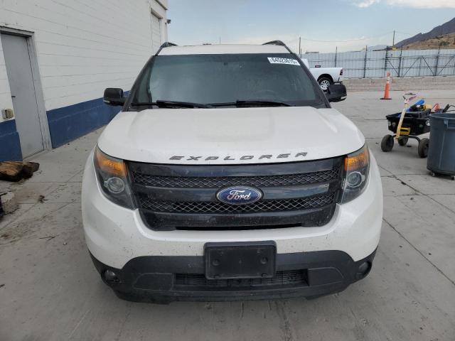 1FM5K8GT5FGB72793 - 2015 FORD EXPLORER SPORT WHITE photo 5