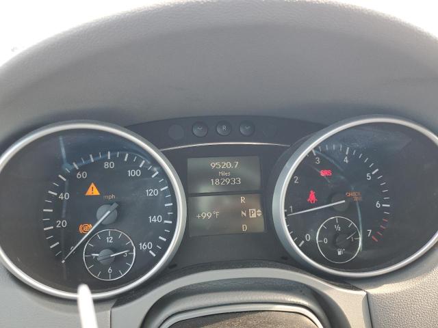 4JGBB8GB3AA606487 - 2010 MERCEDES-BENZ ML 350 4MATIC SILVER photo 9