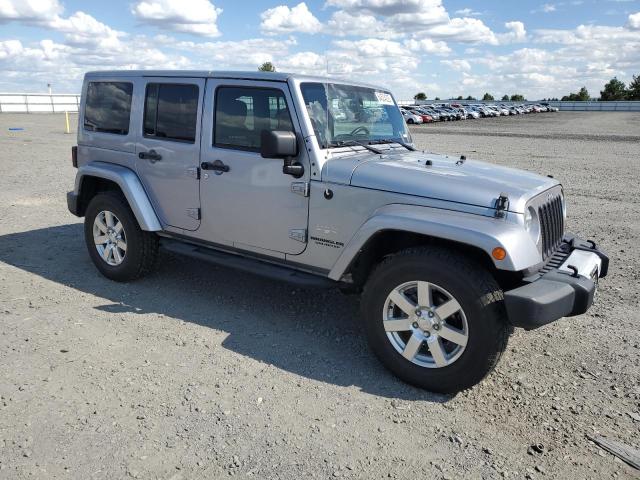 1C4BJWEG4DL657242 - 2013 JEEP WRANGLER U SAHARA Gümüş foto 4