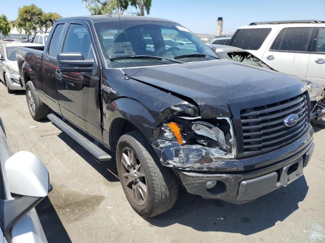 1FTFX1CF4EKE01638 - 2014 FORD F150 SUPER CAB BLACK photo 4