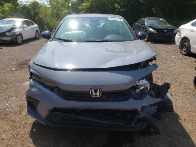 2HGFE2F59NH125724 - 2022 HONDA CIVIC SPORT GRAY photo 5