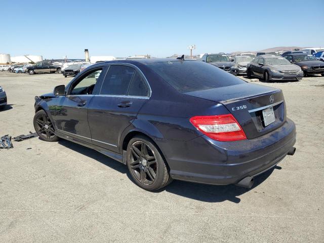 WDDGF56X48F057847 - 2008 MERCEDES-BENZ C 350 BLUE photo 2