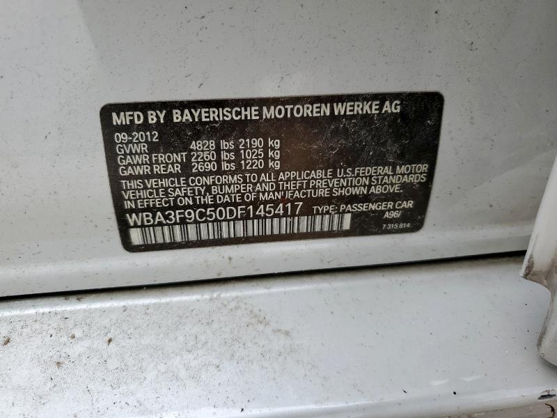 WBA3F9C50DF145417 - 2013 BMW ACTIVEHYBR WHITE photo 13