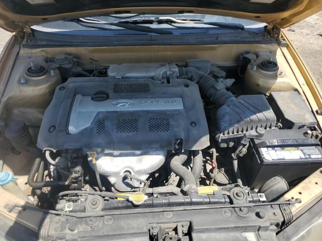 KMHDN46DX4U746650 - 2004 HYUNDAI ELANTRA GLS GOLD photo 11