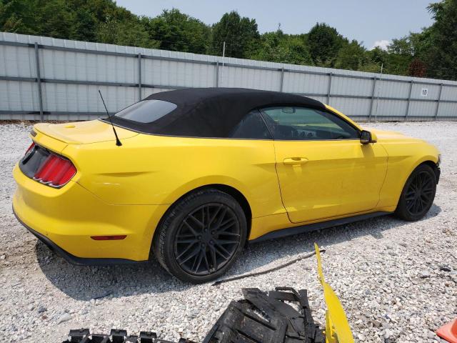 1FATP8UH2F5433652 - 2015 FORD MUSTANG YELLOW photo 3