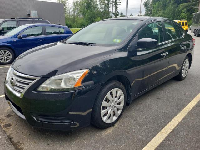 3N1AB7AP6DL732941 - 2013 NISSAN SENTRA S BLACK photo 2