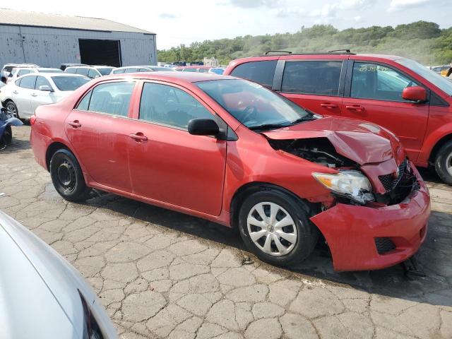 1NXBU4EE8AZ291524 - 2010 TOYOTA COROLLA BASE RED photo 4